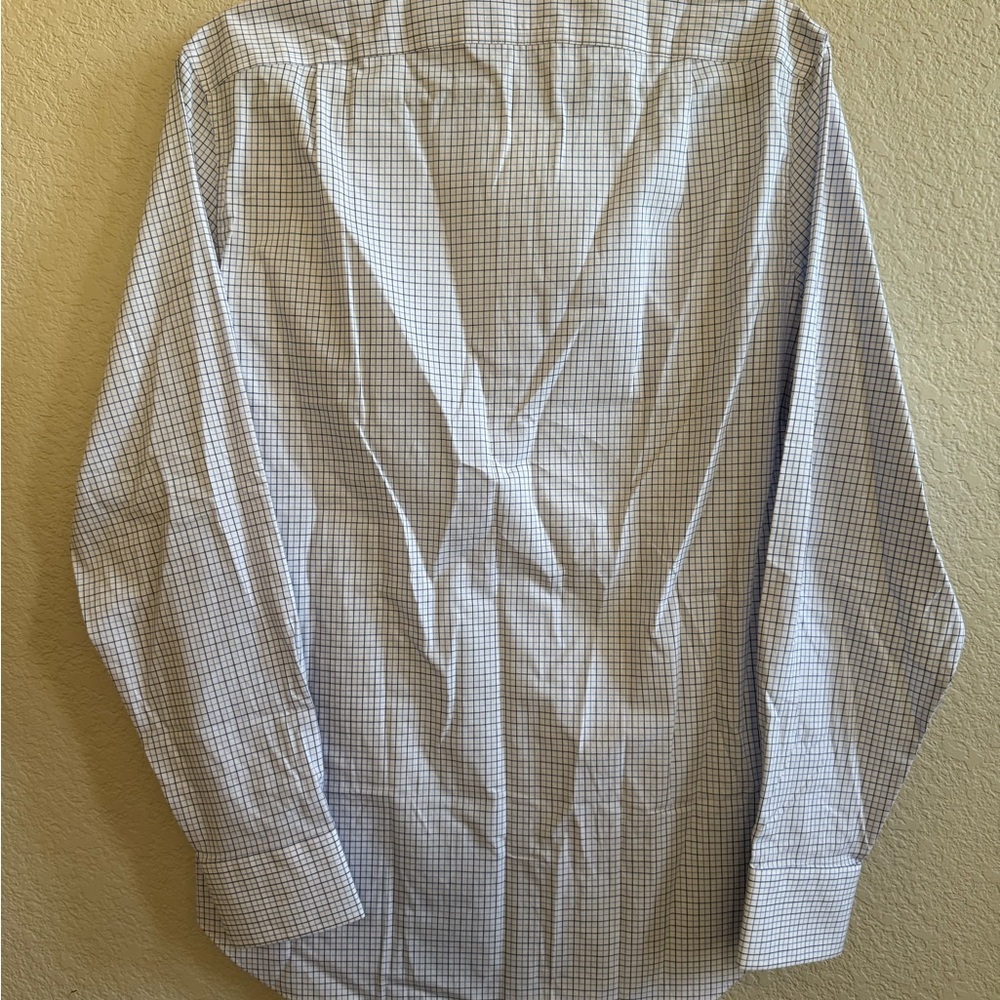 NWT J. Crew Factory Men's Wrinkle-Free Dress Shirt Slim Fit Small - Picture 3 of 4